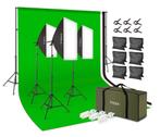 Kit d'éclairage et fonds (Photographie et vidéo), Ophalen, Nieuw, Achtergrond