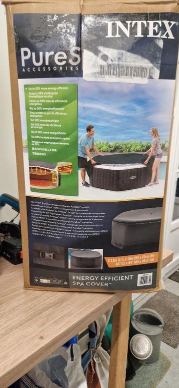COUVERTURE DE SPA INTEX ÉCONOME EN ÉNERGIE, Enlèvement, Neuf, Couverture