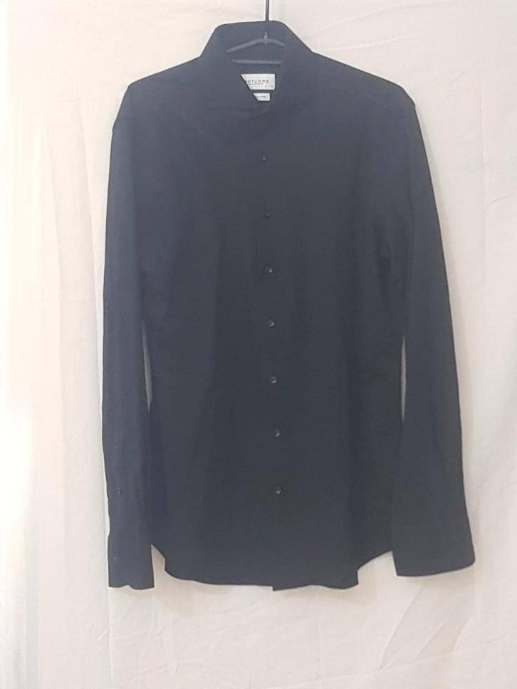 Profuomo overhemd • maat 38 • nieuw, Kleding | Heren, Overhemden, Zo goed als nieuw, Halswijdte 38 (S) of kleiner, Zwart, Ophalen of Verzenden
