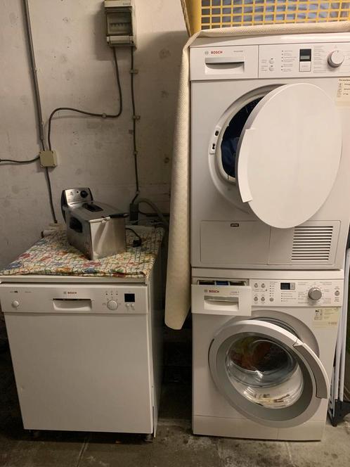 Droogkast,wasmachiene en vaatwas van BOSH, Elektronische apparatuur, Was-droogcombinaties, Zo goed als nieuw, Ophalen of Verzenden