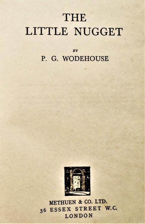 The Little Nugget - 1934 - P.G. Wodehouse, Boeken, Romans, Gelezen, Europa overig, Ophalen of Verzenden