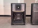 2x B&C neodymium speakers: 2x12" + 1,4" + wheelplate, TV, Hi-fi & Vidéo, Enceintes, 120 watts ou plus, Utilisé, Enlèvement ou Envoi