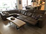 Leder hoek salon Natuzzi, Huis en Inrichting, Ophalen, Leer, Landelijke