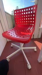 Chaise de bureau enfant, Ophalen, Zo goed als nieuw, Rood, Bureaustoel