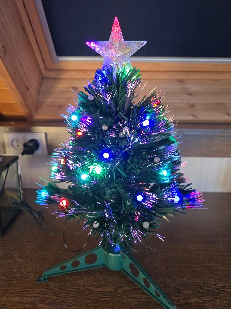 Sapin de Noël avec LED - Luca - 45x25 cm, Divers, Noël, Comme neuf, Enlèvement ou Envoi