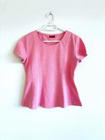 Hugo Boss roze fitted top/ shirt  – maat S, Manches courtes, Rose, Taille 36 (S), Comme neuf