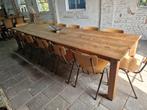 14 stoelen met een 360 cm lange boerentafel, Ophalen, Gebruikt