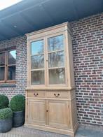 Buffet/vitrine en chêne LIVRAISON GRATUITE, 25 à 50 cm, Avec tablette(s), Comme neuf, Enlèvement