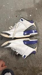 Jordan 3 dark iris, Kleding | Heren, Schoenen, Ophalen, Wit, Zo goed als nieuw, Sneakers