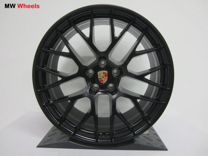 Originele Porsche Macan 20 inch velgen RS Spyder zwart nieuw, Auto-onderdelen, Banden en Velgen, Velg(en), 20 inch, Gebruikt, Ophalen of Verzenden