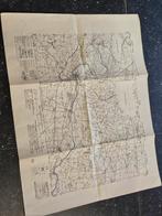 Carte US Seconde Guerre Mondiale Segré France 1944, Collections, Enlèvement ou Envoi