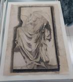 houtskool tekening, Ophalen
