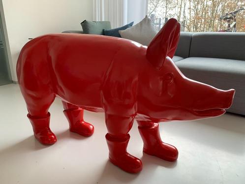 William SWEETLOVE - sculptuur - Cloned father pig with boots, Antiek en Kunst, Kunst | Beelden en Houtsnijwerken, Ophalen