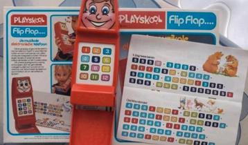 Vintage Playskool Flip Flap muzikale elektronische telefoon beschikbaar voor biedingen