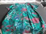 groen gebloemd dames kleed, Taille 46/48 (XL) ou plus grande, Comme neuf, Cecil, Sous le genou