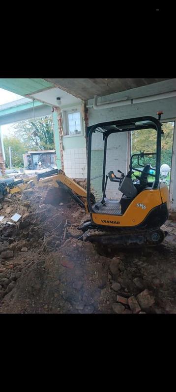 Minigraver Yanmar SV16 beschikbaar voor biedingen