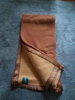 Vintage wollen deken met satijnen bies 220x190cm, Ophalen
