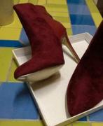 Bordeaux laarzen met hoge hak (Maat 38), Kleding | Dames, Schoenen, Nieuw, Ophalen of Verzenden, Hoge laarzen, Rood
