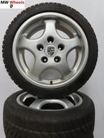 Originele Porsche 911 964 cup velgen 17 inch winterbanden, Gebruikt, -, -, Banden en Velgen