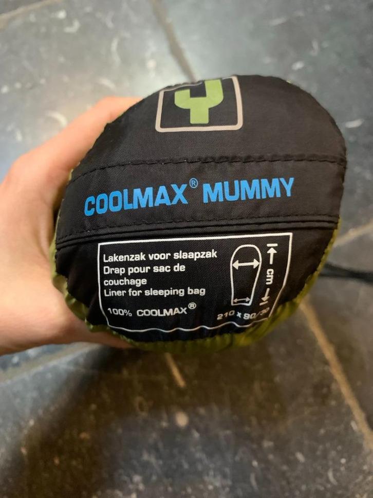 Lichtgewicht slaapzak-liner, Caravans en Kamperen, Slaapzakken, Zo goed als nieuw, Ophalen of Verzenden