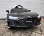 Audi R8 12v zwart Afstands. - Bluetooth - Leder en Rubberba, Kinderen en Baby's, Speelgoed | Buiten | Accuvoertuigen, Ophalen of Verzenden
