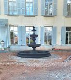Antraciet look fontein met rand 350 cm doorsnee, Tuin en Terras, Ophalen of Verzenden, Nieuw, Beton, Fontein
