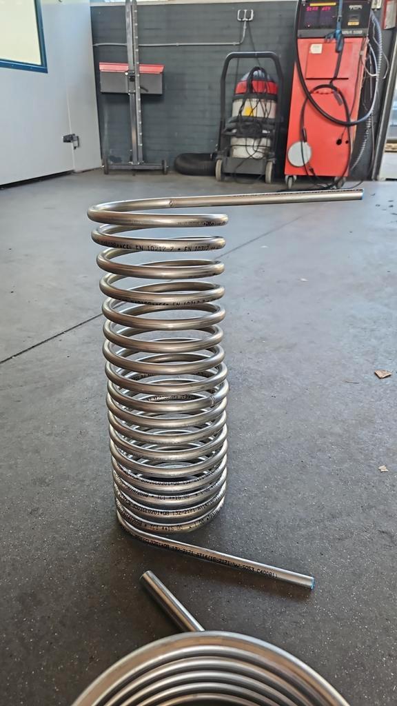 Warmtewisselaar rvs316 15mm 22mm 28mm buis, Doe-het-zelf en Bouw, Verwarming en Radiatoren, Nieuw, Kachel, Ophalen of Verzenden