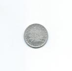 Frankrijk, 1 Franc 1904., Postzegels en Munten, Munten | Europa | Niet-Euromunten, Frankrijk, Zilver, Ophalen of Verzenden, Losse munt