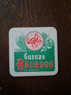 Sous bock Geuze Becasse, Verzamelen, Verzenden, Zo goed als nieuw, Viltje(s), Overige merken