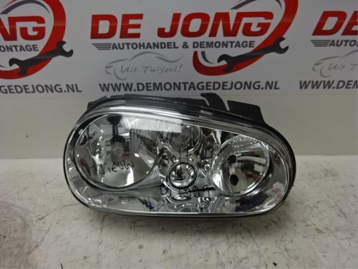 Koplamp rechts van een Volkswagen Golf, Auto-onderdelen, Verlichting, Volkswagen, Gebruikt, 3 maanden garantie, Ophalen of Verzenden