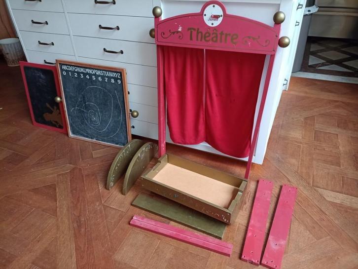 jeu de théâtre avec marionnettes et tableau enfant, Kinderen en Baby's, Speelgoed | Educatief en Creatief, Gebruikt, Ontdekken