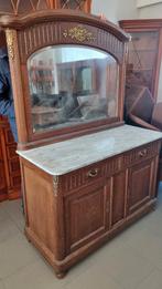 Art decor meubel met marmer blad en spiegel, Ophalen