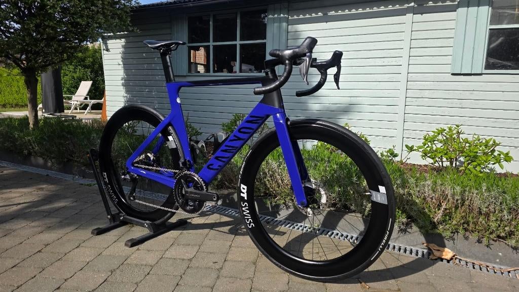 Canyon Aeroad CF SLX 8 Ultegra DI2 12 + Roues Carbonnes, 53 à 57 cm, Enlèvement, Comme neuf, Carbone