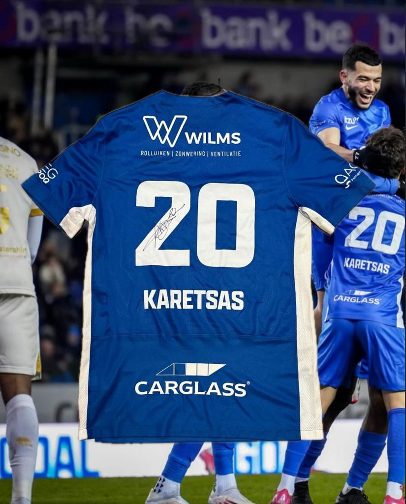Matchworn krc genk karetsas, Enlèvement ou Envoi, Maillot