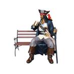 Pirate assis — Pirate Hauteur 155 cm - Statue de pirate, Enlèvement, Neuf