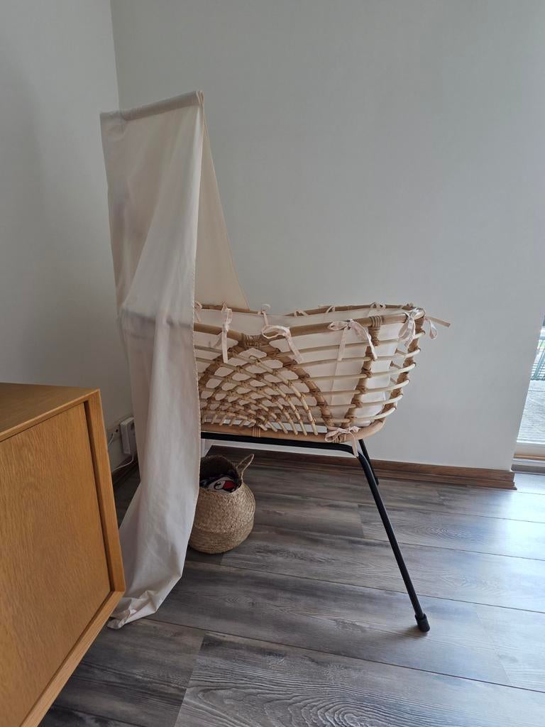 Rotan Wieg Bohemian Baby, Enlèvement, Berceau