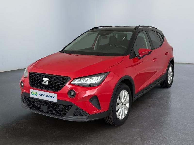 Seat Arona Style*Carplay*Caméra*Capteurs Av/Ar*Clim auto, Rouge, Achat, Entreprise, Noir
