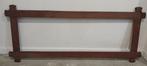 Cadre Bois Massif Artisanal Style Art Déco (102x32 cm), Enlèvement, Utilisé, Bois