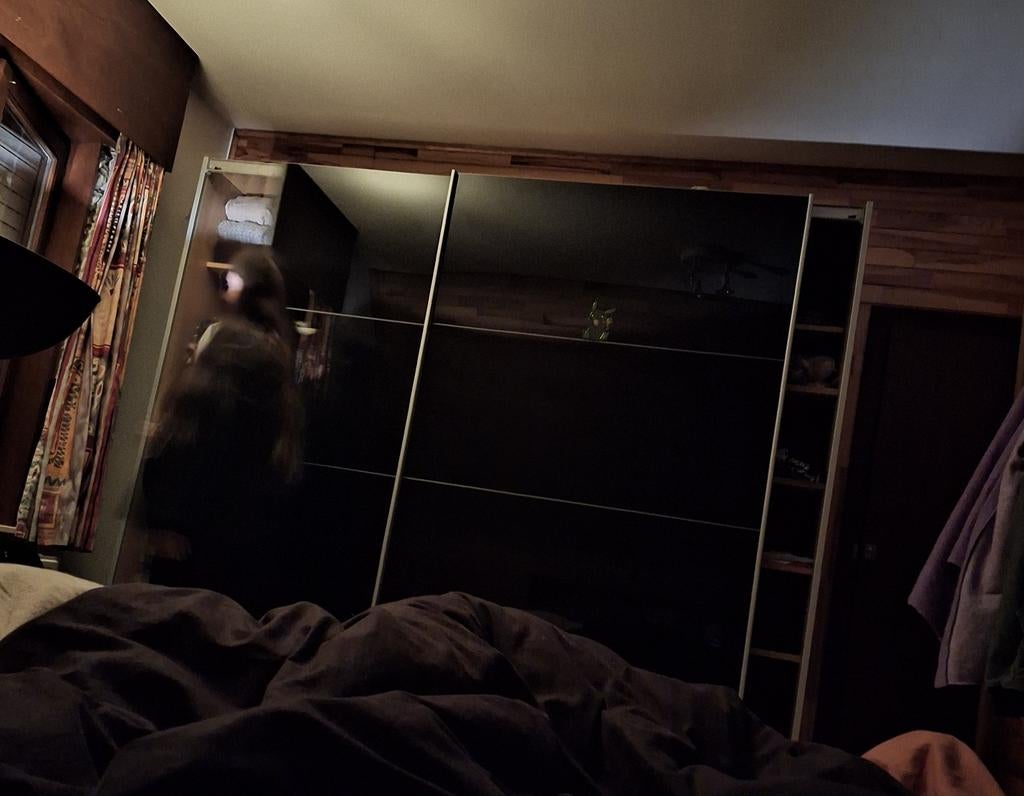 Kledingkast zwart spiegelglas ikea, Huis en Inrichting, Ophalen