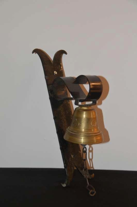 Decoratieve koperen muurbel, Antiek en Kunst, Antiek | Brons en Koper, Koper, Ophalen