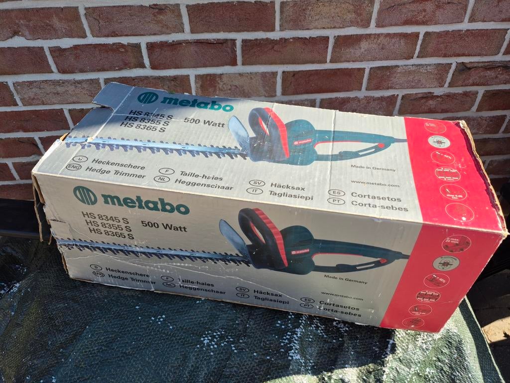 Metabo heggenschaar HS 8355 S, Jardin & Terrasse, Taille-haies, Utilisé, Électrique, Enlèvement