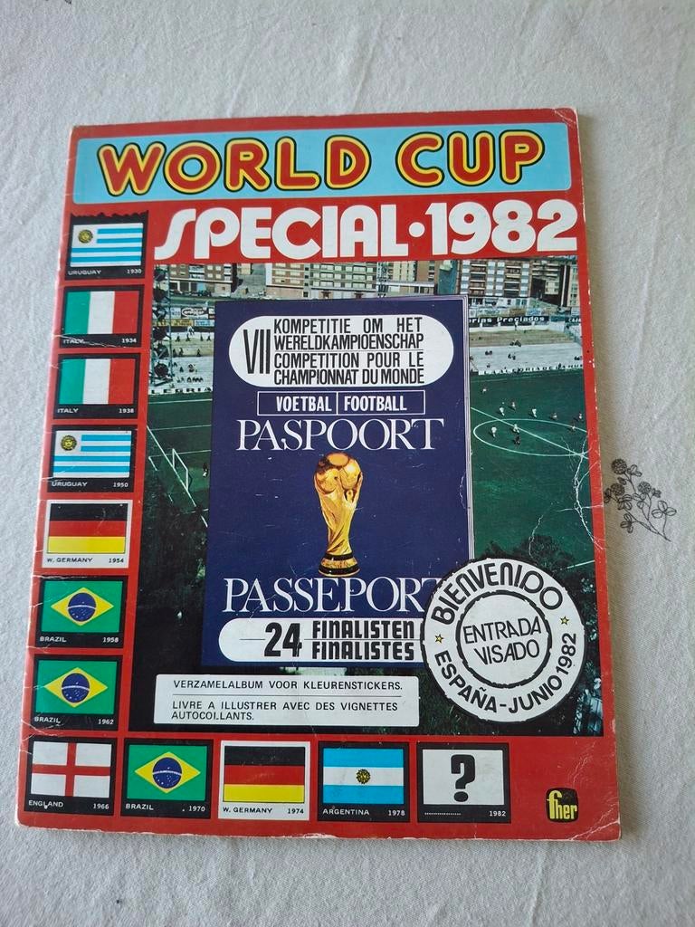 Fher  world cup special 1982  leeg album, Ophalen of Verzenden
