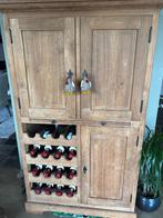 Barkast teak, Huis en Inrichting, Kasten | Dressoirs, Ophalen, Teakhout, Zo goed als nieuw, 25 tot 50 cm