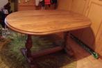 antiek: vol eiken tafel: ovaal, Huis en Inrichting, Tafels | Eettafels, Ophalen, Eikenhout, 50 tot 100 cm, Zo goed als nieuw