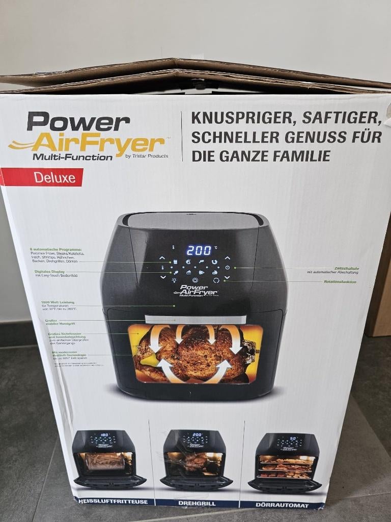 Power AirFryer Multi Function, nieuw en met accessoires., Ophalen, Nieuw, Airfryer