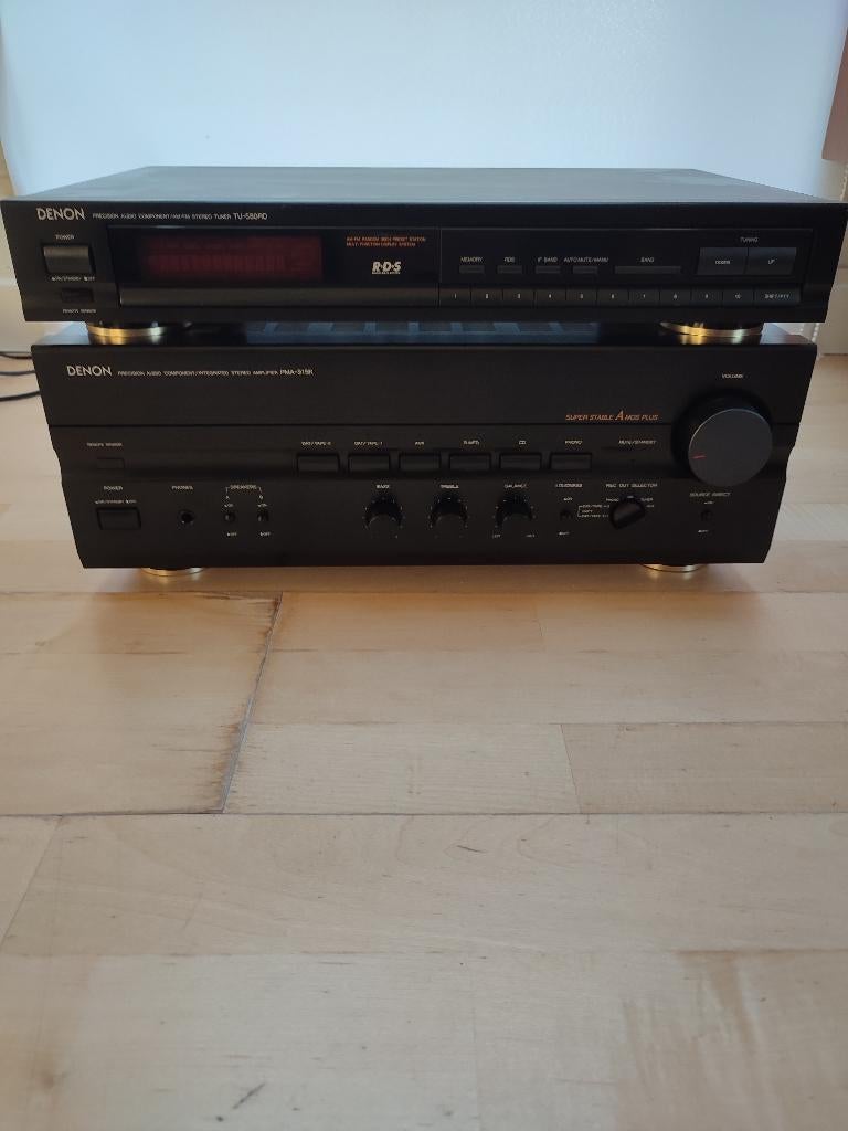 Denon Versterker + Tuner met remote, Enlèvement