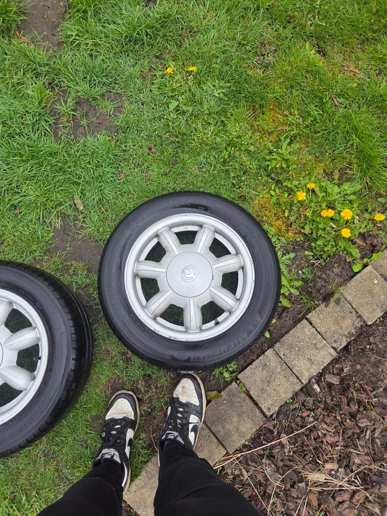 originele mx5 NA daisy wielen 4x100, Autos : Pièces & Accessoires, Pneus & Jantes, 14 pouces, Véhicule de tourisme, Pneus été