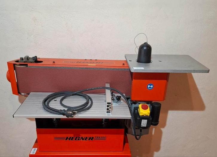 Hegner TBS500 bandschuurmachine met binnenschuurinrichting, Doe-het-zelf en Bouw, Gereedschap | Zaagmachines, Ophalen