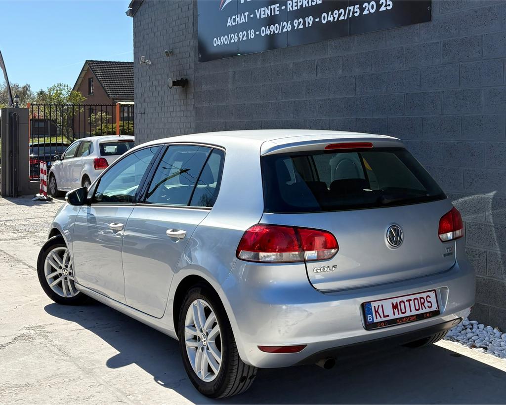 VW GOLF 6 BLUEMOTION 1.6CR TDI 105CV 215 000KM CARPASS 2011, Autos, Achat, Entreprise, Boîte manuelle, Noir