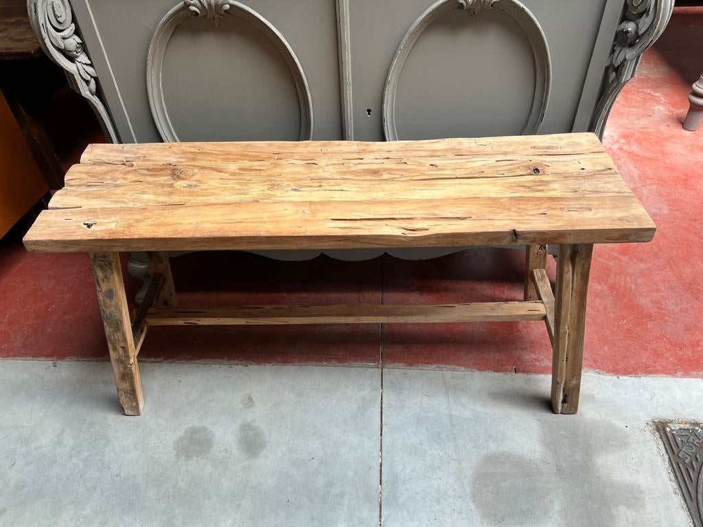 Teak geleefde bank, Ophalen, Zo goed als nieuw